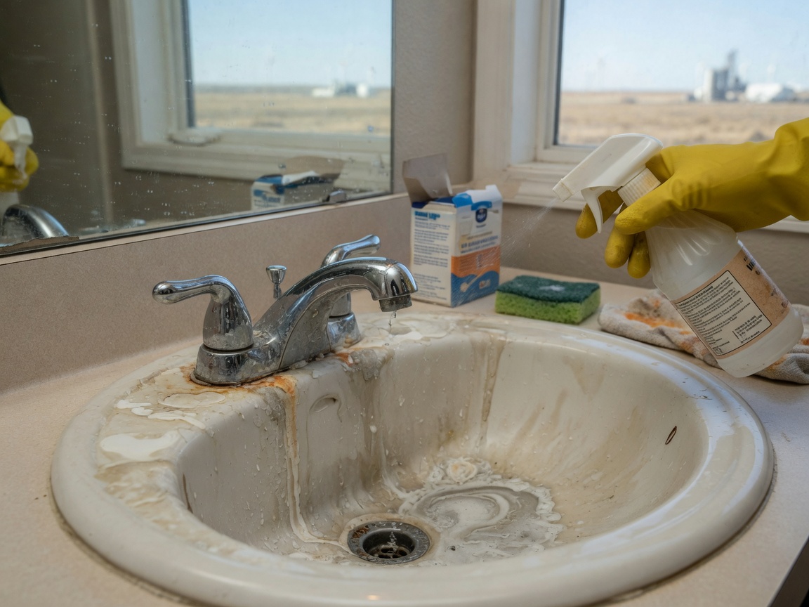 Handling Hard Water Stains on Fixtures in Weld County