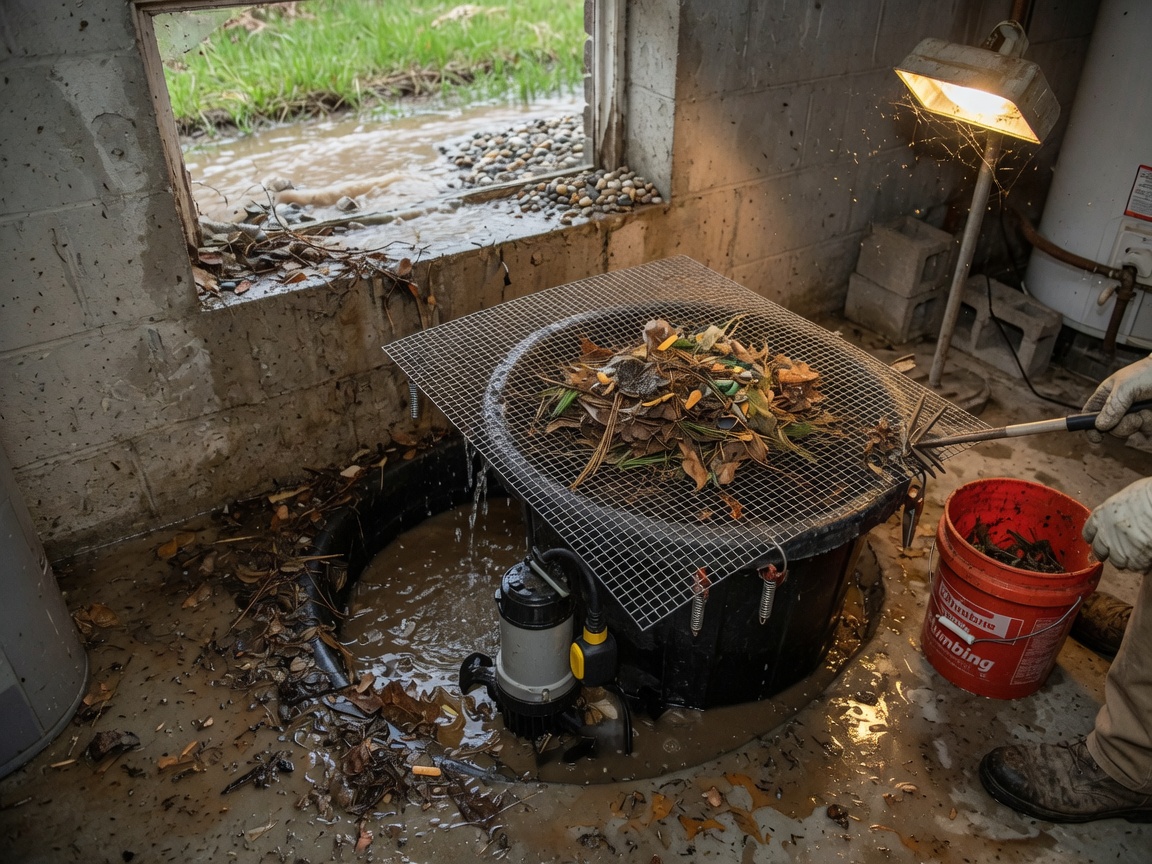 Protecting Sump Pumps from Debris During Heavy Spring Runoff