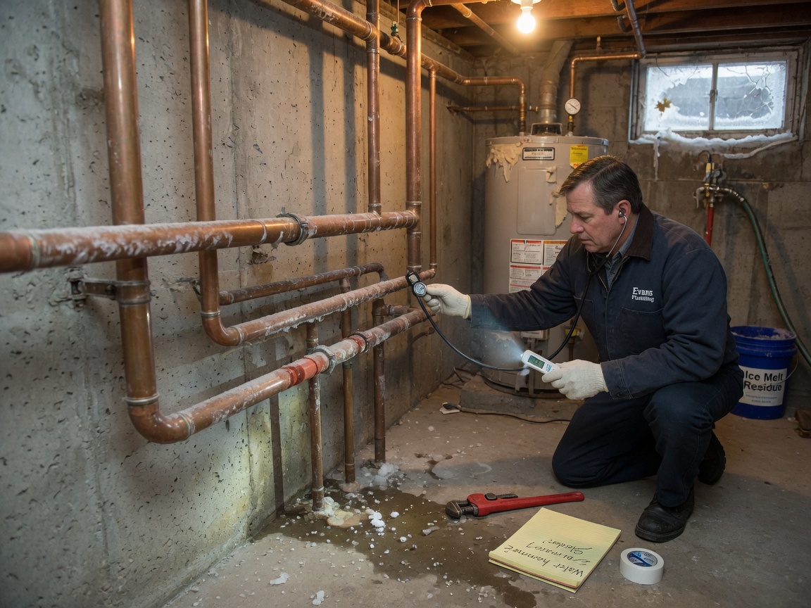 Troubleshooting Noisy Pipes After a Recent Freeze