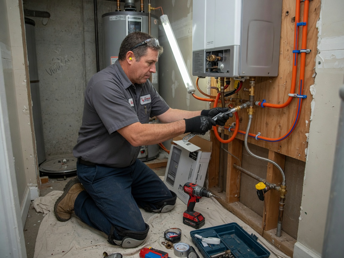 Tankless Water Heater Installation in Evans, CO